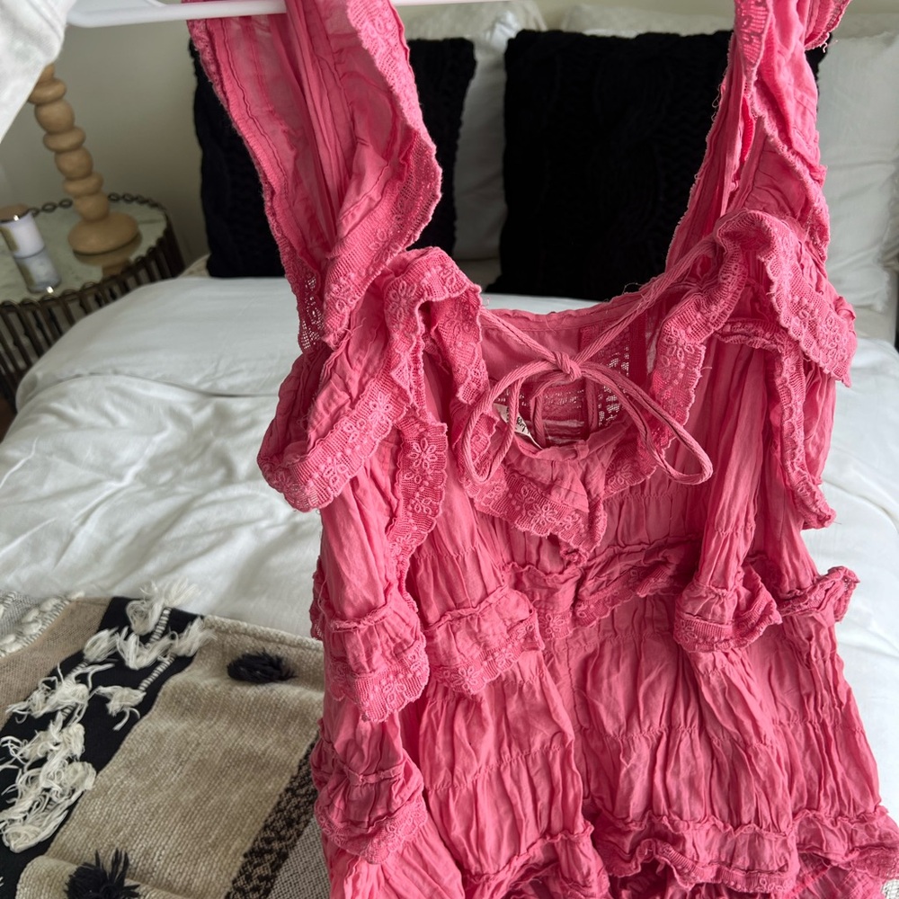 Free People Tiered and true romper